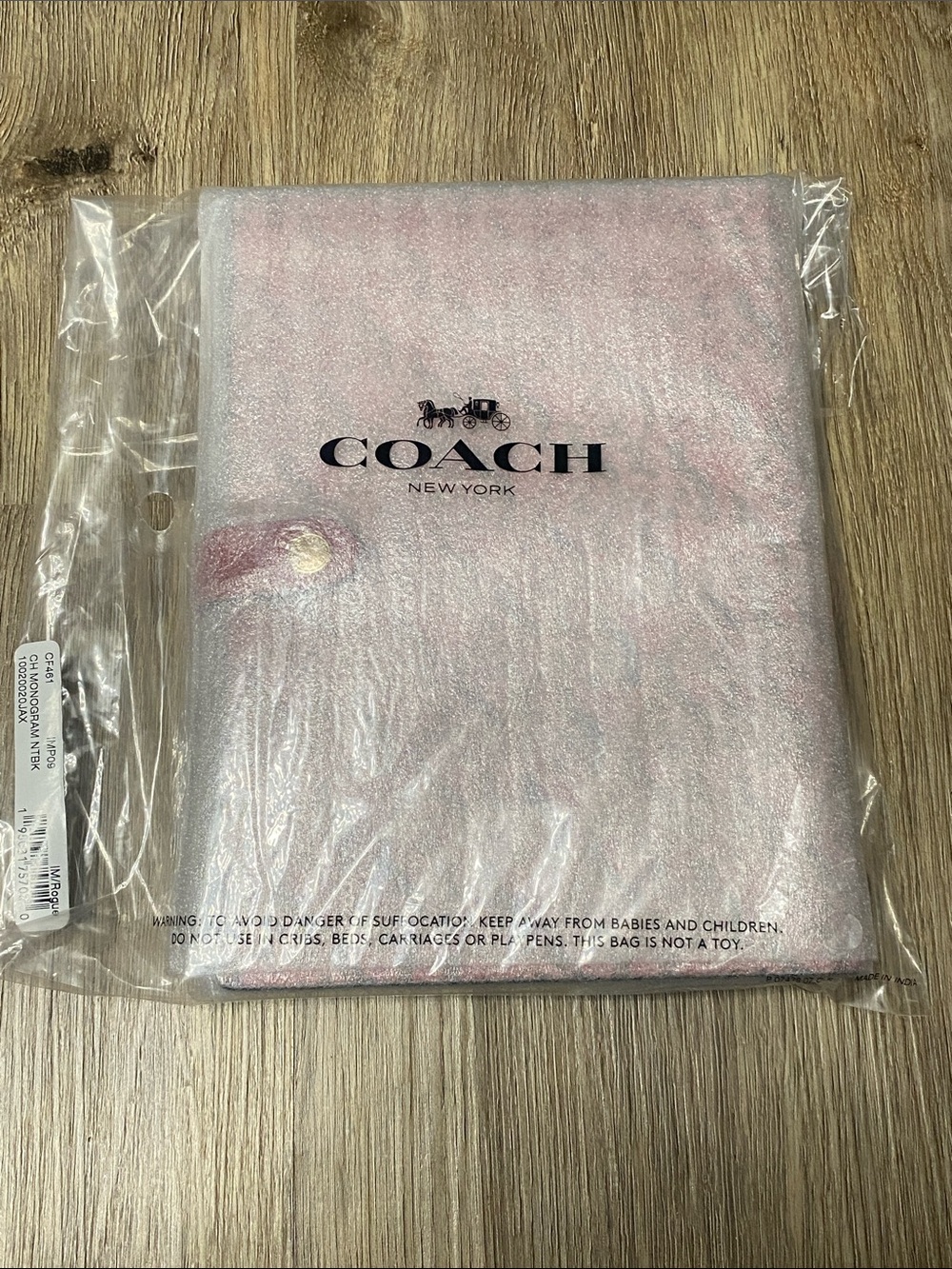 Coach Monogram Notebook - Picture 6 of 9